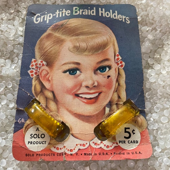 vintage barrettes, 1940s barrettes, matching sets, na… Gem