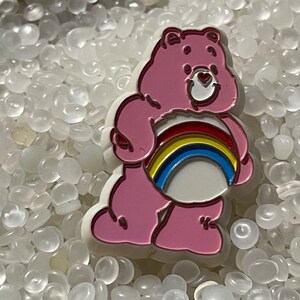 Vintage barrettes, Care Bears, cheer beat, children barrettes, old barrettes, 1980s hair barrette