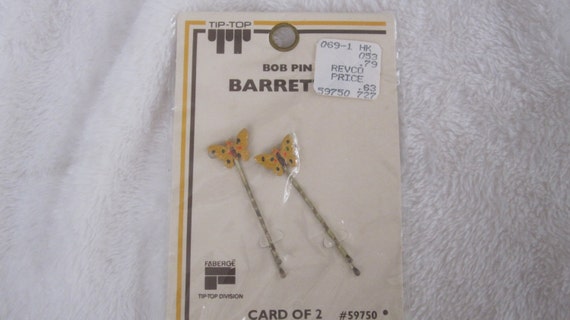 vintage bobby pins,  on original card ,NOS .vinta… - image 1