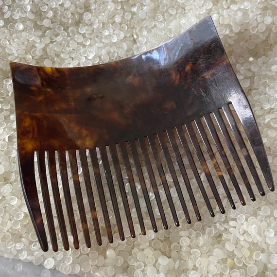 large comb , back comb , dark brown comb, - image 2