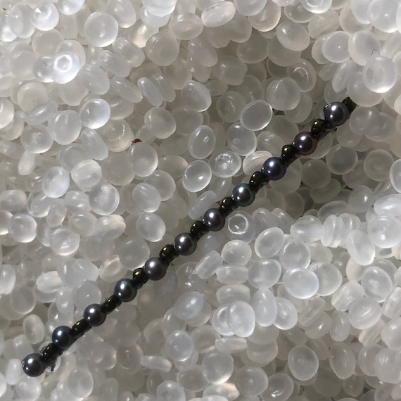 vintage barrette ,silver tone, little knobs knott… - image 1