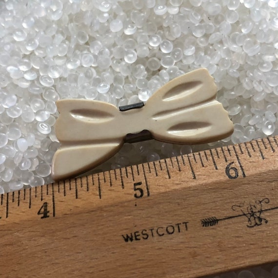 vintage barrette ,vintage 1930s ,bakelite, ivory … - image 3