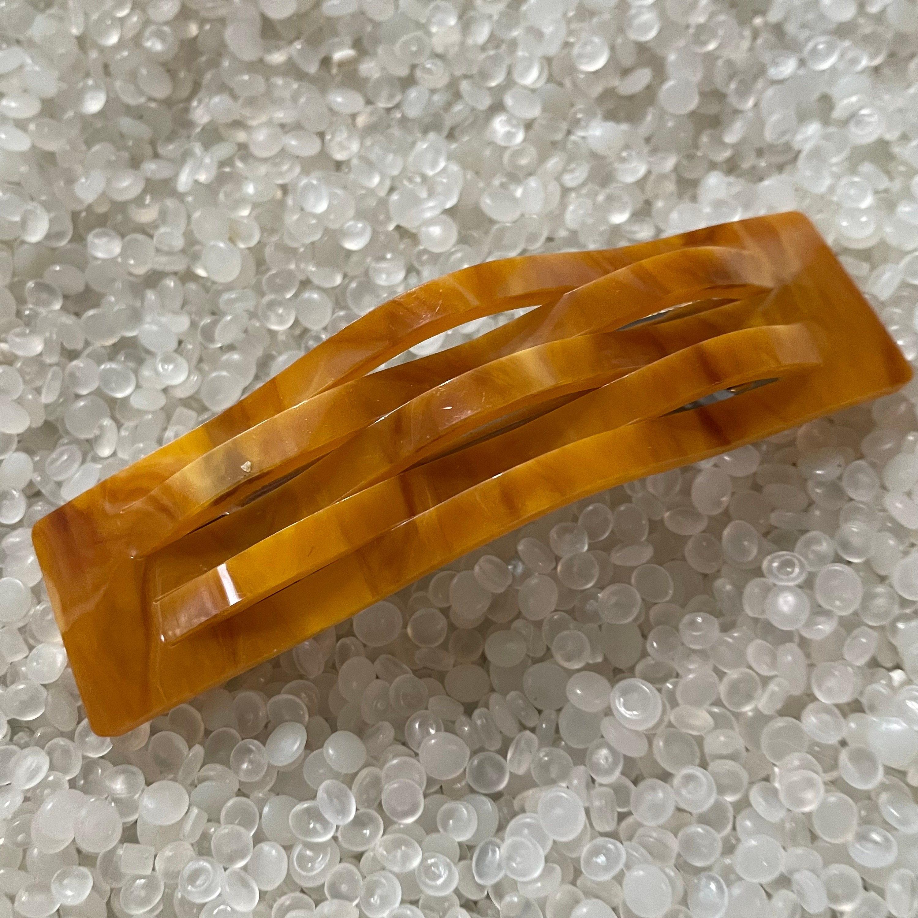 Vintage Handmade Baltic‎ Butterscotch Honey Amber Hair Clip Barrette (1 Piece ) il_fullxfull.3621737826_fhua.jpg main image 4