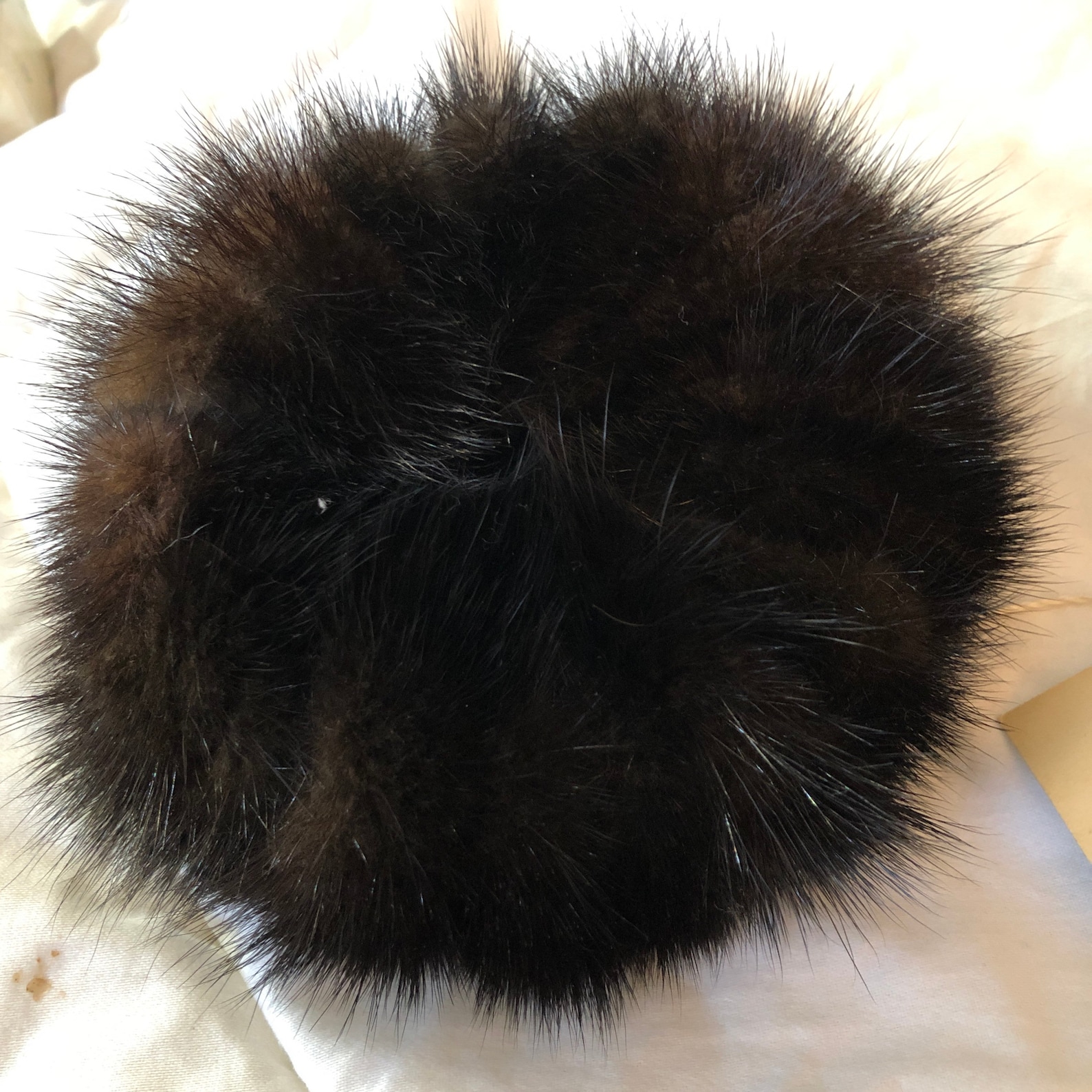 Vintage 1940s Mink Hair Piecechignon Bun Cover 40s Bun Cover - Etsy