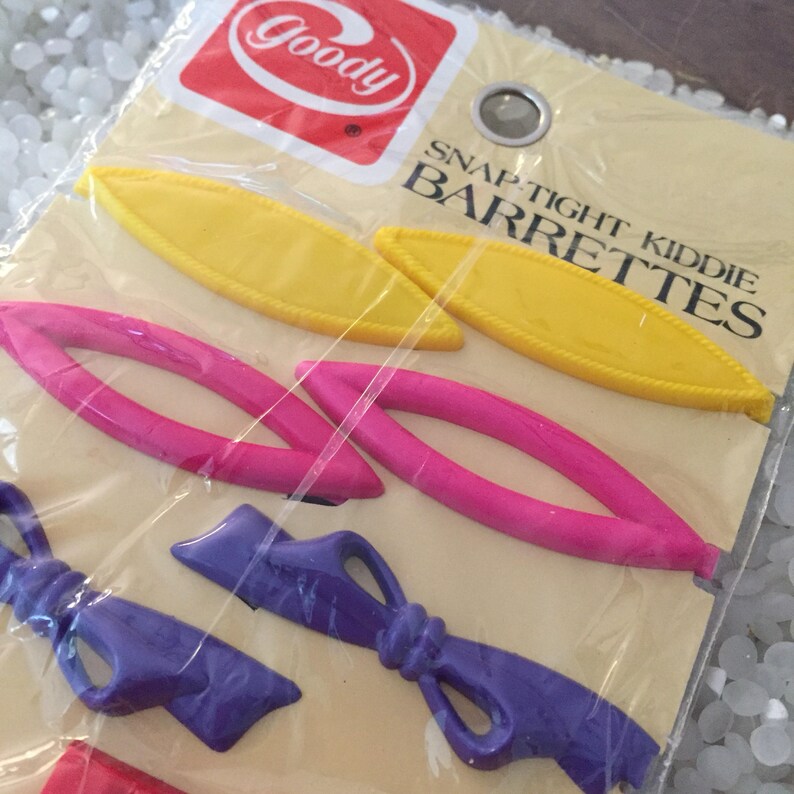 Retro Goody Barrettes. Vintage Barrette Set of Childs Etsy