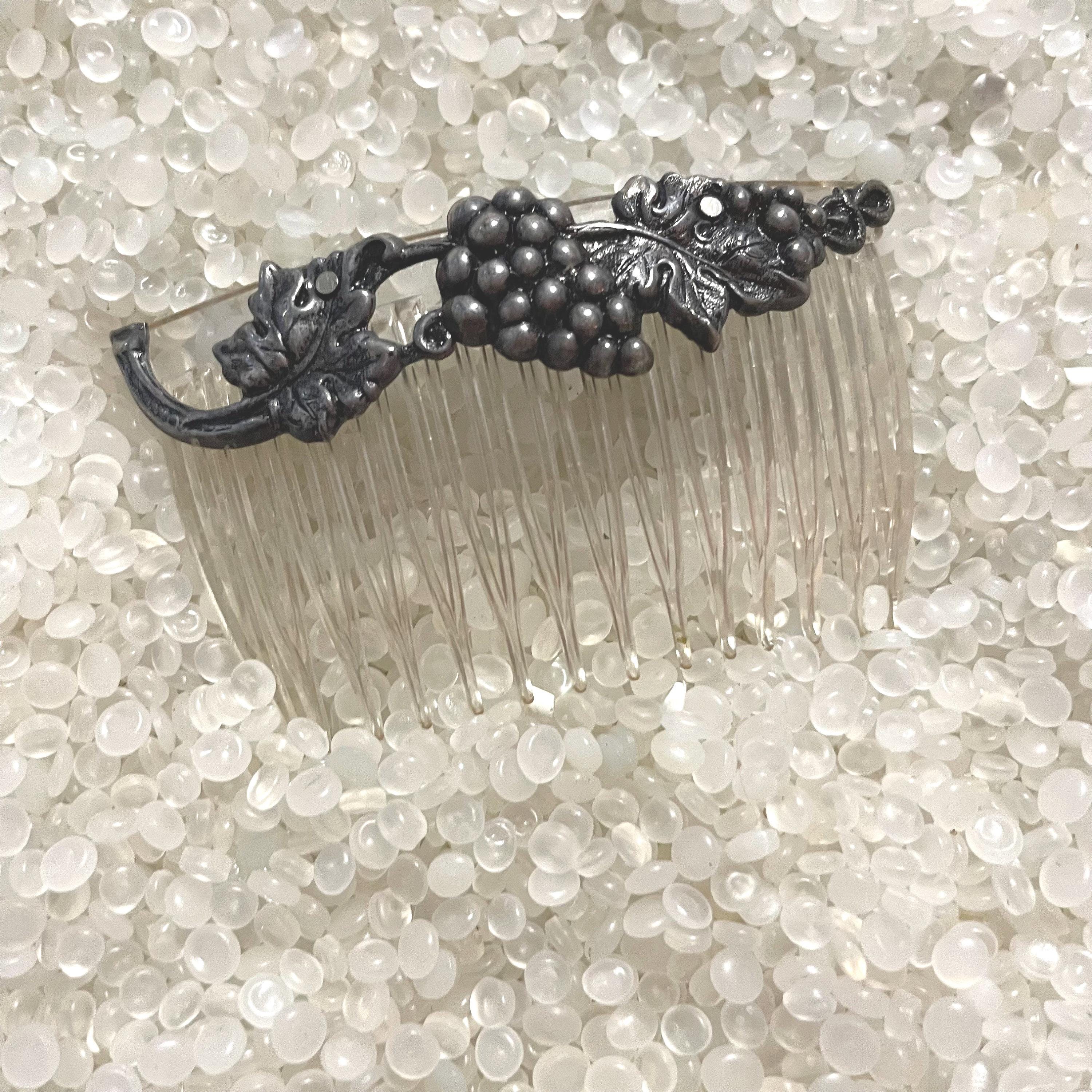 Vintage-Inspired Hair Comb Set with Bird and Grape Designs Amazon.com : 8 Pack Vintage Hair Side Combs for Women  main image 2