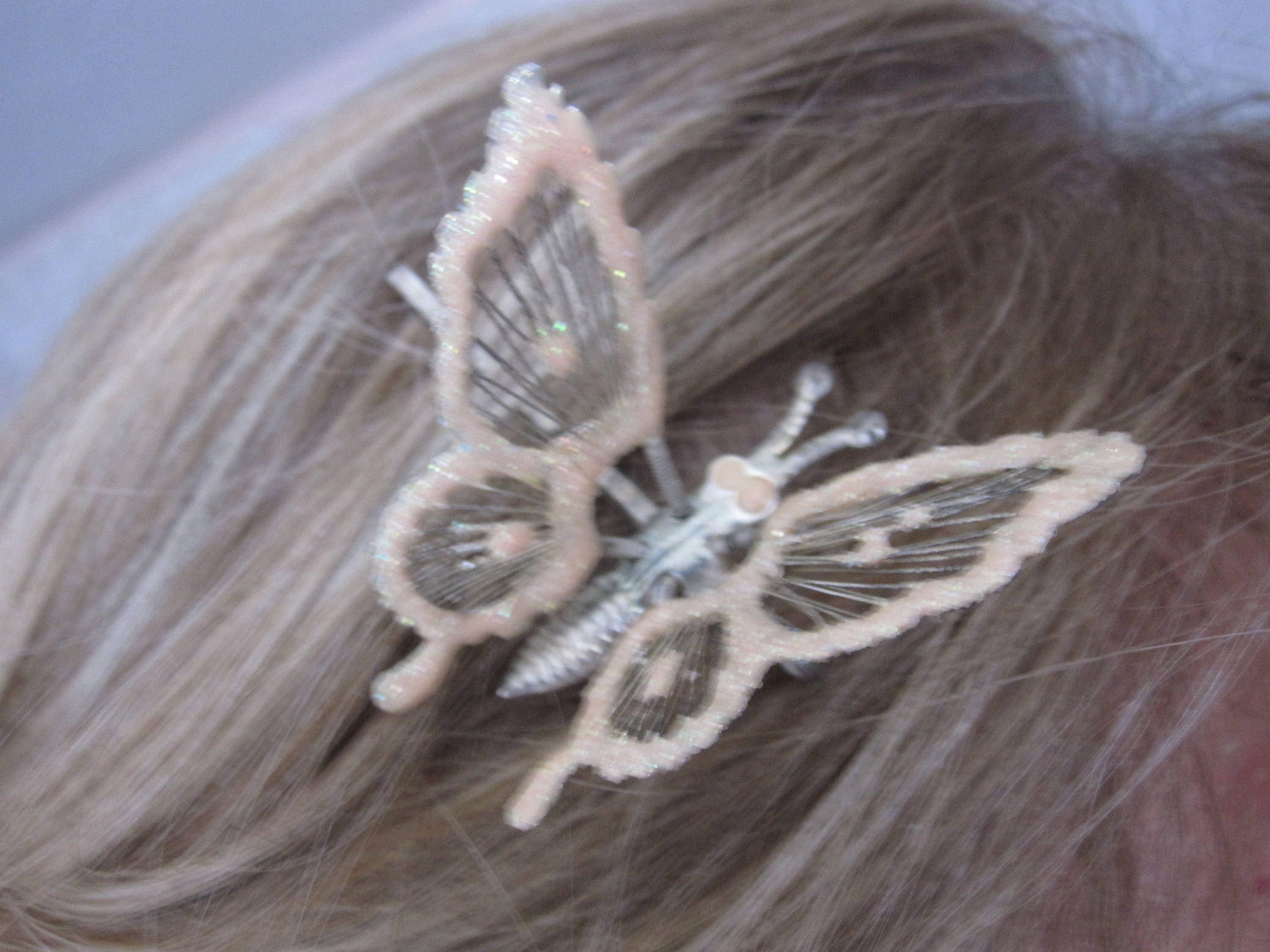 Moving Butterfly Hair Clip - Etsy Ireland