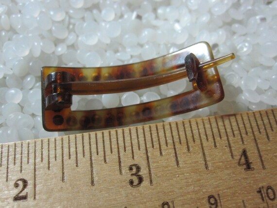 vintage  hair barrette vintage 1930s celluloid  e… - image 3