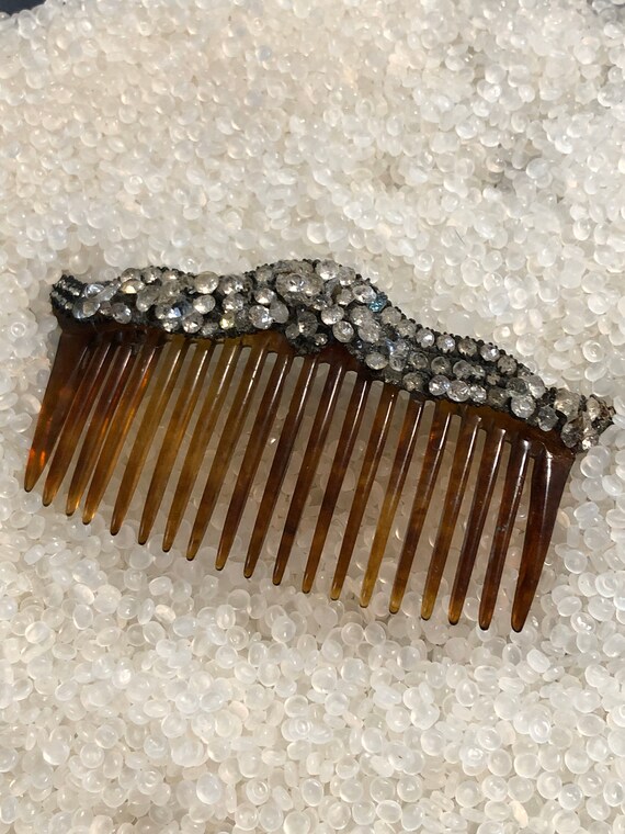 Antique Victorian, Edwardian Hair Comb, , pronged… - image 1