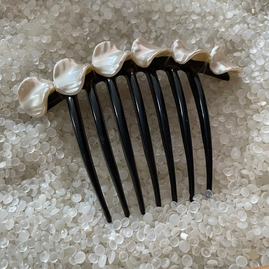 Bridal Comb, Wedding Comb , Back of Head Comb, Vinge Hair Accessory ...