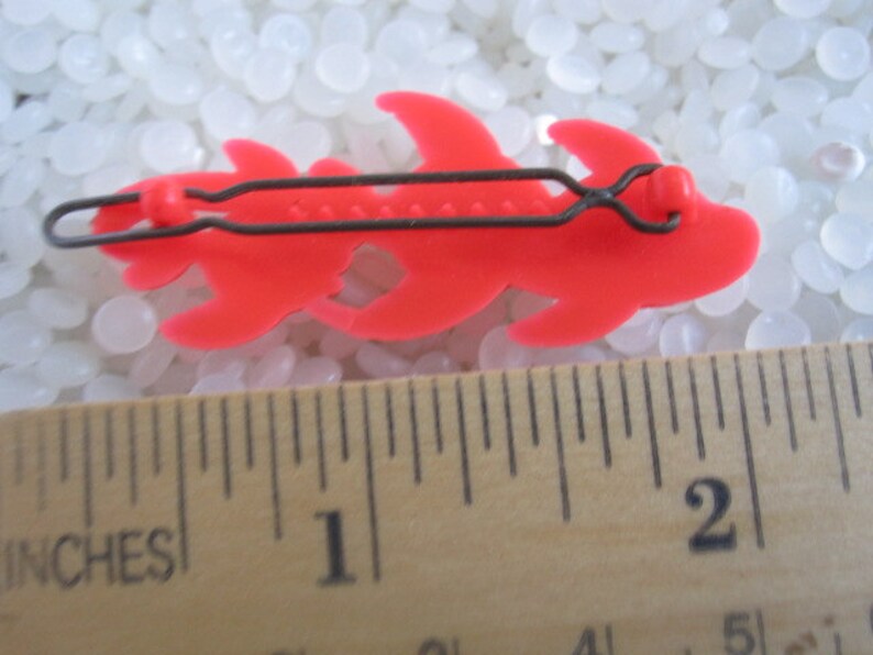 Three fish vintage hair barrette vintage children barrette