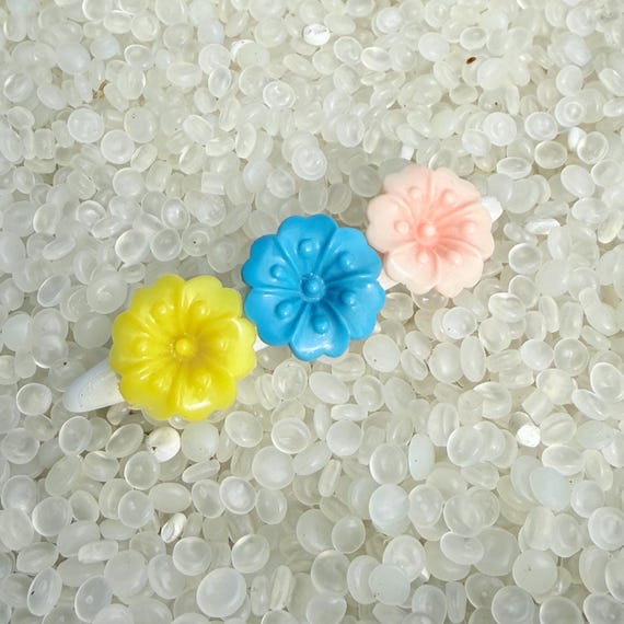 vintage barrette,white barrette, tiny flowers, colorful flowers, vintage 1950 barrette ,ft33
