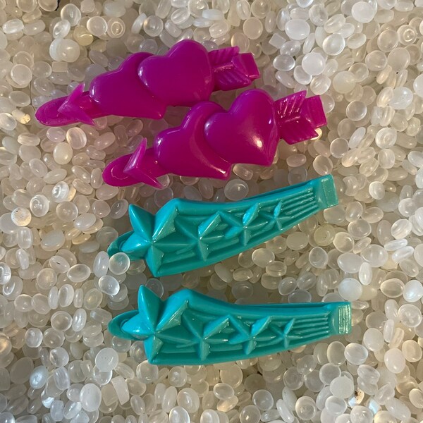 Plastic Barrettes Etsy