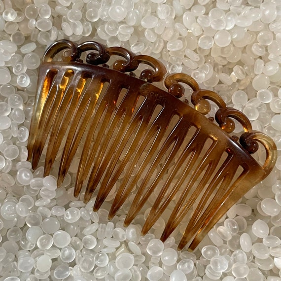 vintage hair comb, vintage 1950 comb short hair  … - image 1