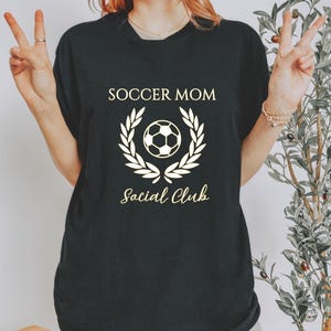 Soccer Mom Social Club Shirt: Classy Crest Design