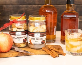 Apple Cinnamon Cocktail Infusion Jar: DIY Whiskey & Bourbon, Party Favor