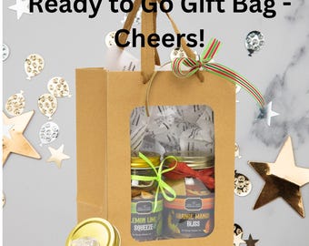 Cocktail Infusion Gift Set: Two Jars with Pouring Spout