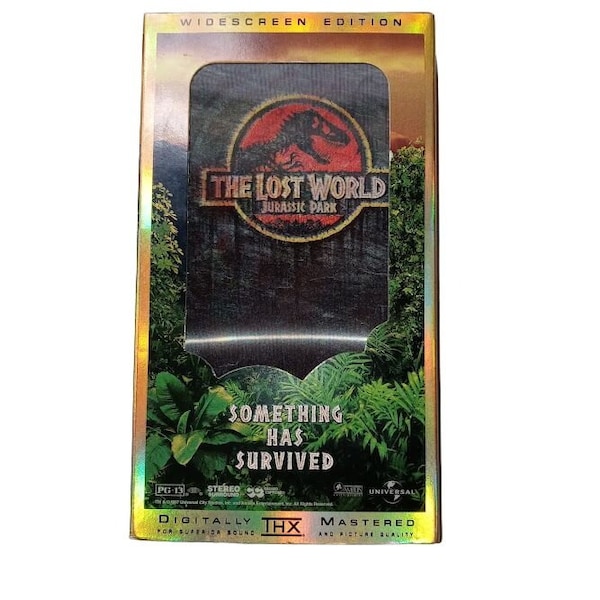 The Lost World Jurassic Park VHS Movie Widescreen PG-13 #2