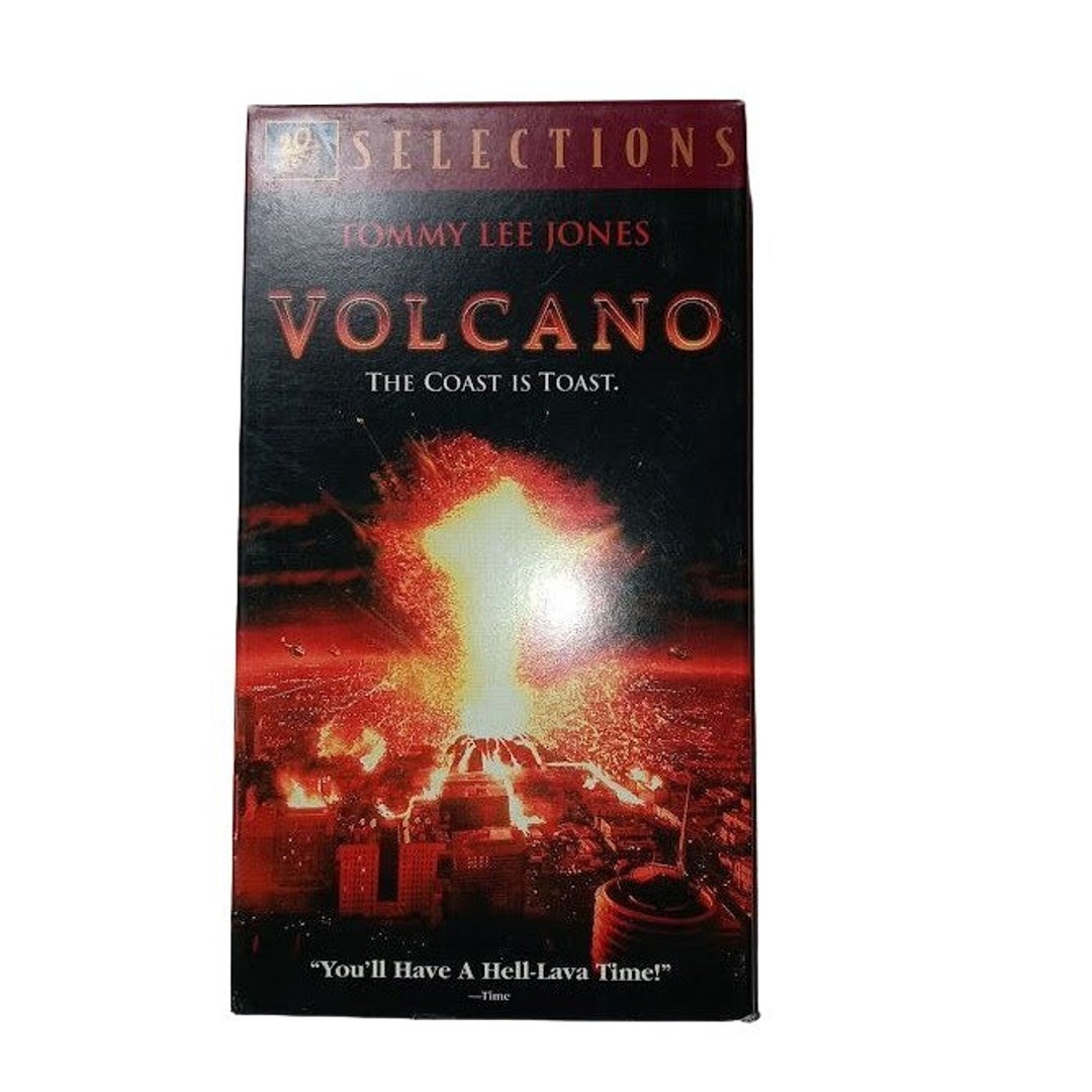 Volcano VHS Movie Action Thriller Tommy Lee Jones PG-13 - Etsy