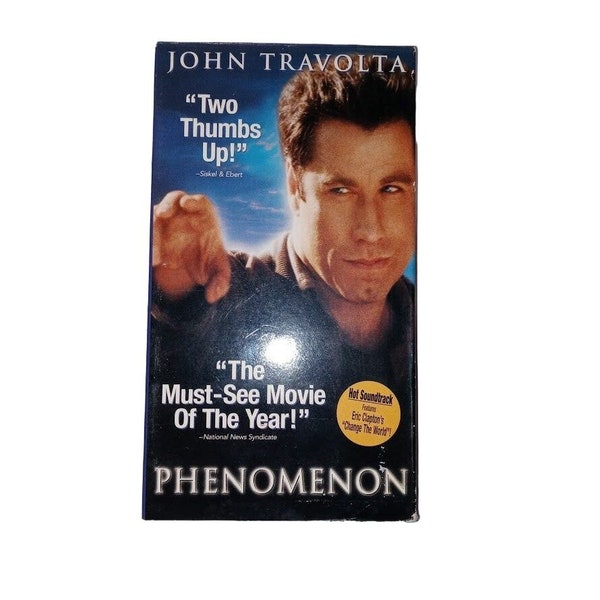 Phenomenon VHS Movie Fantasy Drama John Travolta PG