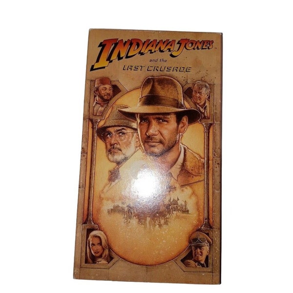 Indiana Jones and the Last Crusade VHS Movie Action Harrison Ford PG-13 #2