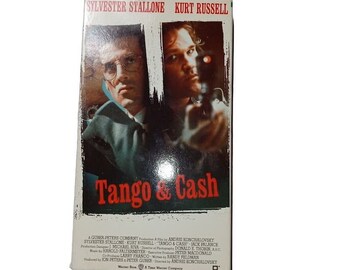 Tango & Cash VHS Movie Drama Sylvester Stallone Kurt Russell R #2