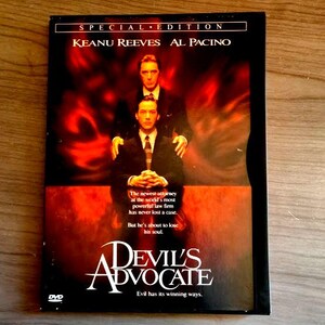 The Devil's Advocate Supernatural DVD 1997 Comedy Action Keanu Reeves Al Pacino