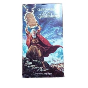 Ten Commandments: Cecil B DeMille&#39;s The Ten Commandments 2 VHS Box Set