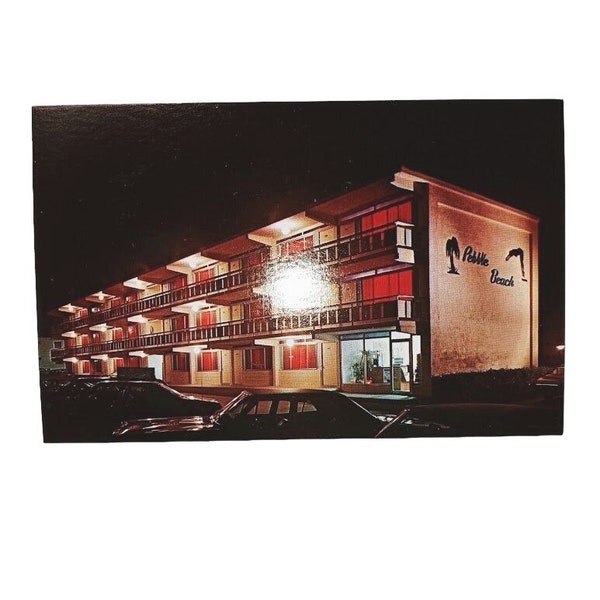 Pebble Beach Motel Nags Head North Carolina Postcard 126706 Vintage Unposted Color