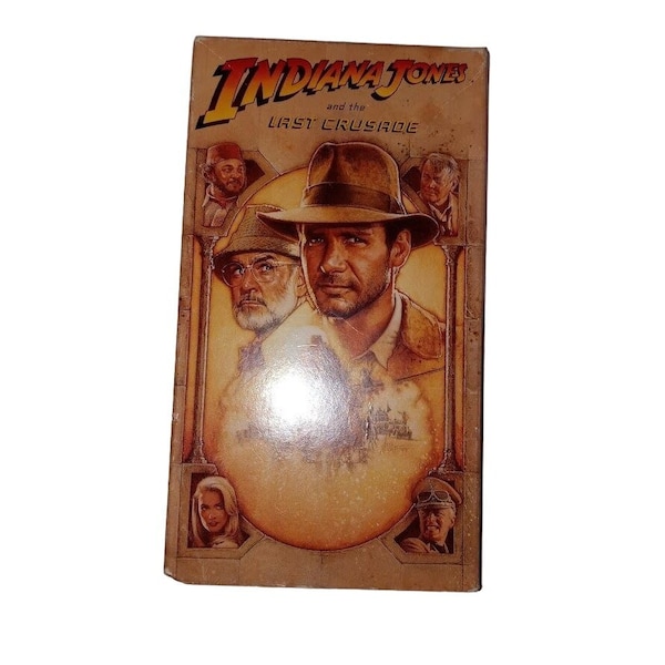 Indiana Jones and the Last Crusade VHS Movie Action Harrison Ford PG-13