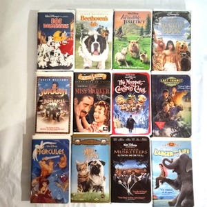 Lot 12 Children and Family VHS Movies Many Disney #5