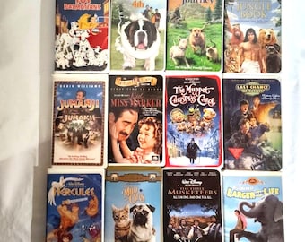 Lot 12 Children and Family VHS Movies Many Disney #5