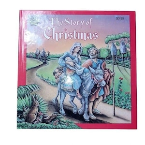 The Story of Christmas Children&#39;s Hardcover Story Book Illustrated 1989