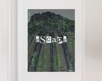 Escape Giant's Causeway Ireland Art Print (Digital Download)