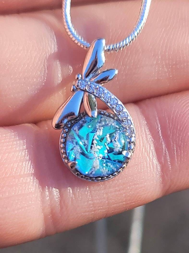 Dragonfly cheap ashes necklace
