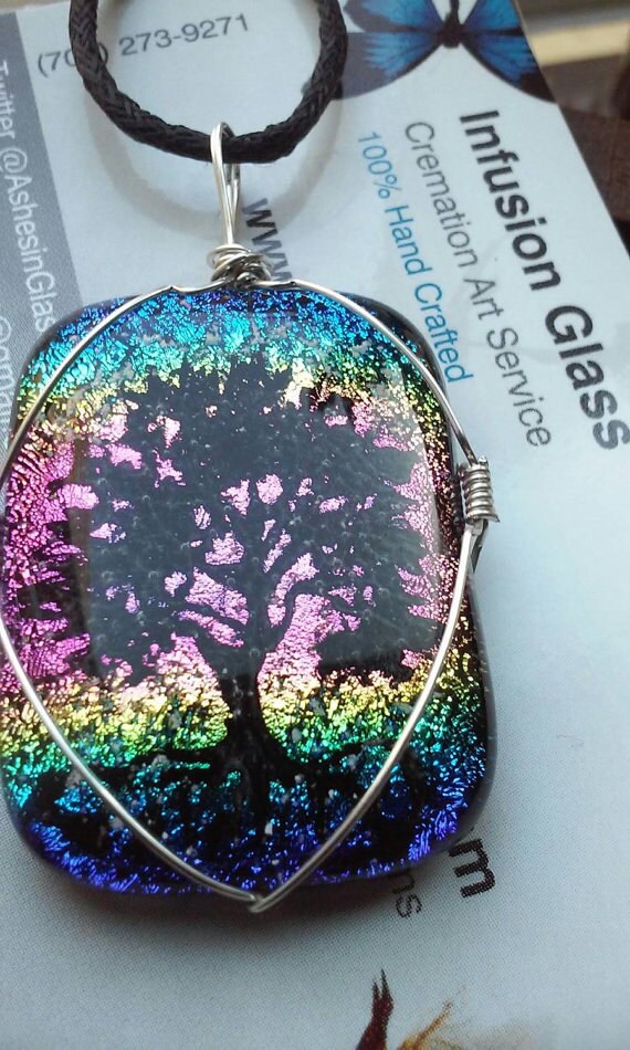 glass memorial jewelry