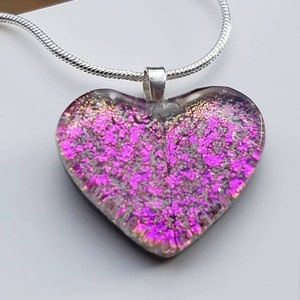 Glass Heart with Ashes In Glass Cremation Jewelry Sterling Silver Pet Urn