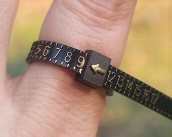 Ring Sizer Measurement Tool USA Sizes- Measure Your Ring Size at Home