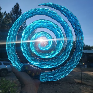 Spiral of Life Cremation Ashes In Glass Sculpture  Memorial Urn