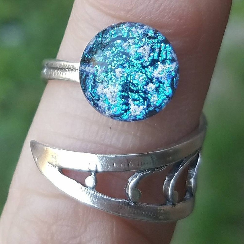 Cremation Jewelry Ring Sterling Silver Filligree Ashes InFused Etsy