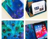 iPad Air 10.9 2020 Case, iPad Pro Case, Moonlight Plume Peacock iPad Cover Hardcover, Standable iPad Case, iPad Air cover