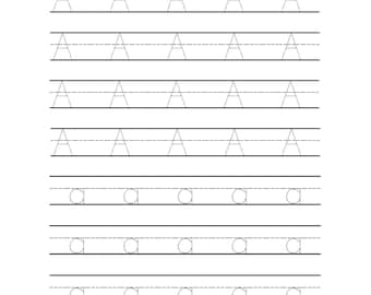 Vollständiges Alphabet-Arbeitsbuch