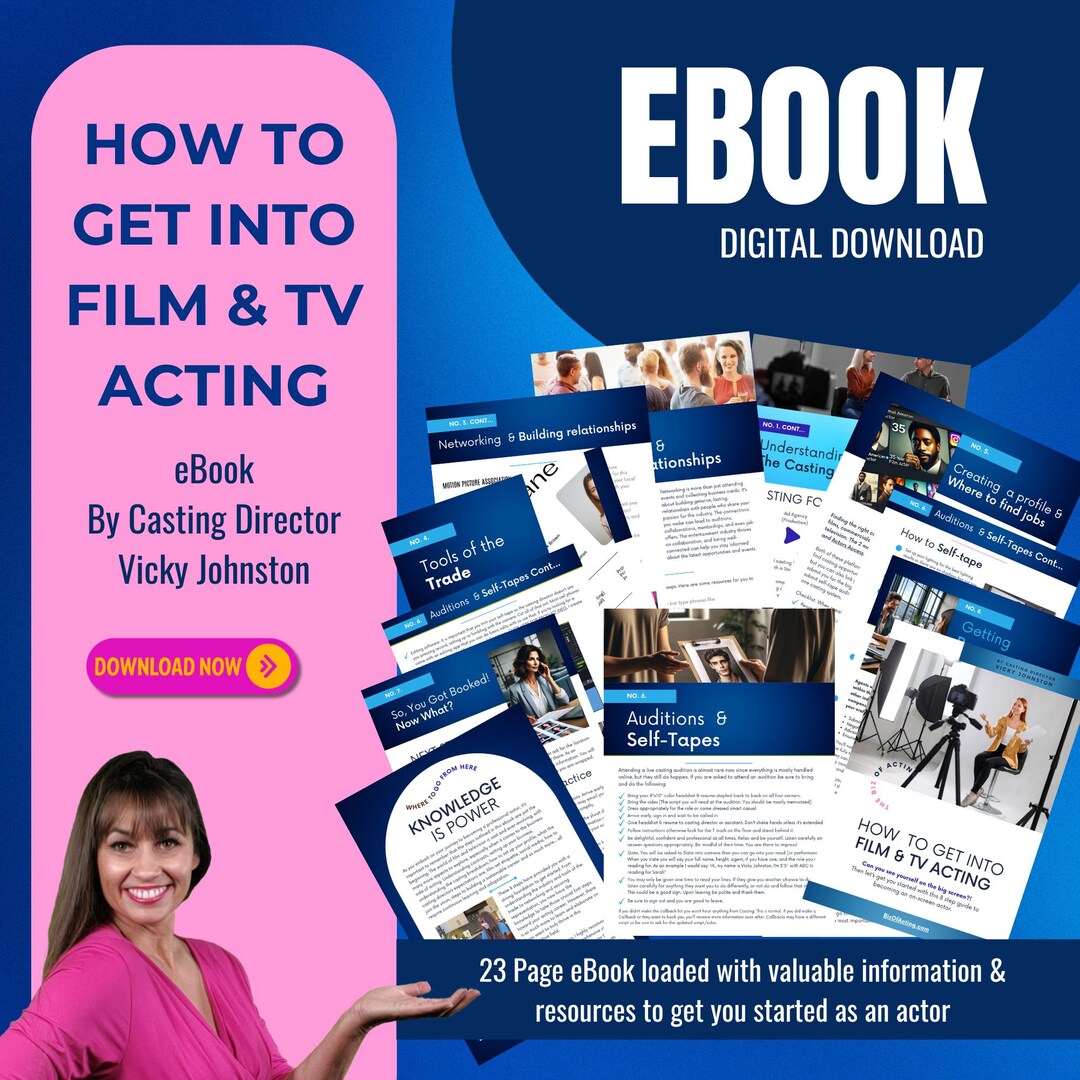 How to Be an Actor for Film & TV - Etsy