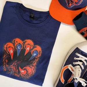 CLAWS OUT | Unisex Tee, Chicago Bear Claw, Good Better Best, Bears, Chi-Town, Chicago Football Shirt, Bear Down