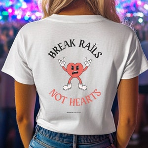 Break Rails Basshead Tshirt Edm Music Gift for Raves, Rave Clothing, Riddim, Plur Vibes, Dubstep Clothing, Unisex Clothing Rave Festival