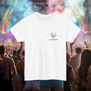 Born in the Trenches Riddim Dubstep Tshirt for Rave Music Festival Unisex T Shirt Gift for Festival Goer Raver and Friends Gift for Raver
