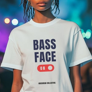 Bass Face Premium Shirt | Basshead, Edm Music, Gifts for Raves, Rave Clothing, Riddim, Plur Vibes, Dubstep Clothing, Unisex Clothing Raves
