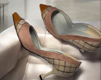 Rare, Classic Retro 3 Patterned Pumps