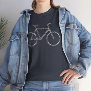 Bicycle Word Art T-Shirt, MTB T-Shirt,Sports T-Shirt,Cycle Sports Tee, Typography Bike Shirt, Unisex Cycling Top, Outdoor Activity Apparel