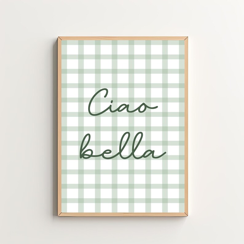 Ciao Bella Set- Sage Stripe